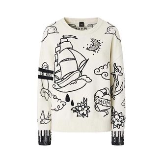 Pinko Pinko, Donna, Maglie, Bianco, M, new