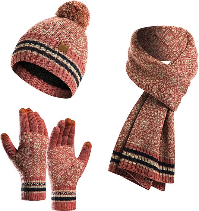 Hat and glove set clearance