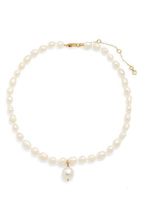 Kate Spade New York pearl play genuine freshwater pearl necklace at Nordstrom
