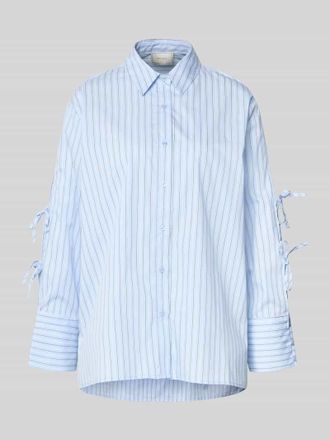 Neo Noir Neo Noir Hemdbluse mit Knopfleiste Modell Selini in Hellblau, Gr&ouml;&szlig;e 36