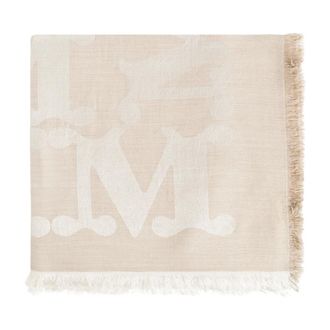 Max Mara Silky Scarves, female, Beige, Size: ONE SIZE Edro Scarf