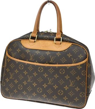 Louis Vuitton Trouville Monogram Canvas Brown Canvas Handbag (Pre-Owned)