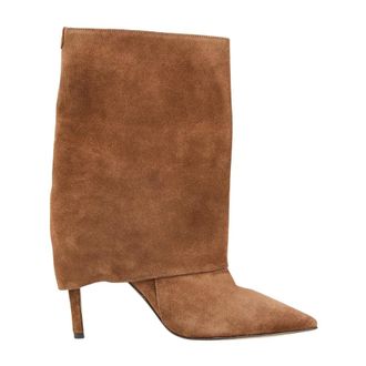 Cosmoparis Schoenen, Dames, Bruin, 37 EU, Leer, Pointed Toe Boot Bianca