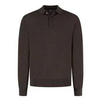 Wahts Mens Knitwear, TargetGroup:Men Dark Brown Melange / XXL