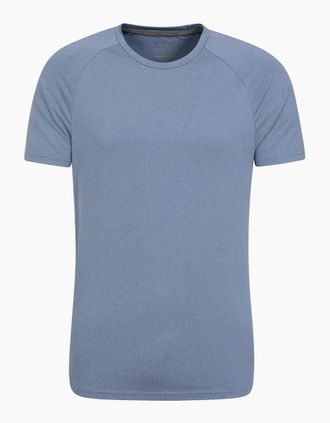 Mountain Warehouse Mens Mountain Warehouse Mens Agra Melange T-Shirt - Navy - Size: 46