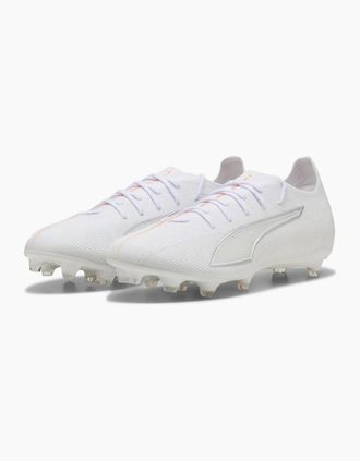 Puma Mens 6 Pro Adults Firm Ground Football Boots - White - Size: 11.5