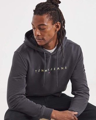 Tommy Jeans Logo Hoodie - Black