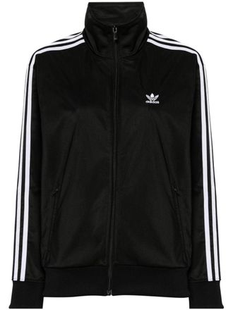 adidas Firebird Track zip-up sweatshirt - women - Recycled Polyester - S - Black