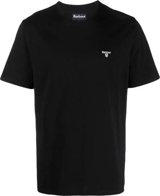 Barbour Essential Sports T-Shirt - Heren - T-shirts - Zwart - M - Katoen - Tops