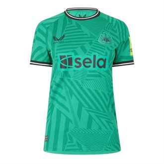Castore Dames-uittenue Newcastle United FC seizoen 2023/2024 (Golfgroen/Kaviaar)