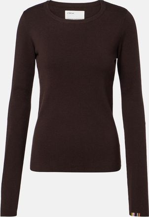 Extreme Cashmere N&deg;392 Eel cotton and cashmere top