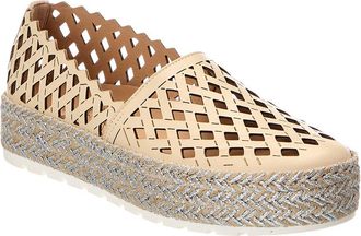 Baldinini Leather Espadrille