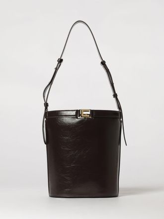Elisabetta Franchi Naplak Effect Bucket Bag