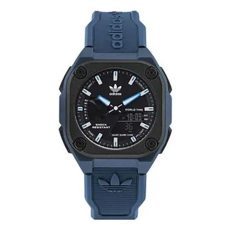 adidas Mineral Blue Resin Strap Watch Blue AOST225452I