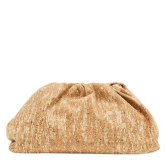 Bottega Veneta Pre-owned Clutches, female, Brown, Size: ONE SIZE Pre-owned Leather Pouch