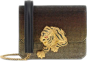 Roberto Cavalli Crossbodytas verfraaid met tijger en ketting - Goud