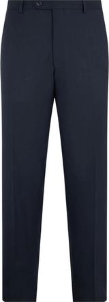 Brooks Brothers Travel Twill Broeken - Heren - Nette broeken - Blauw - W38 - Wol - Broeken
