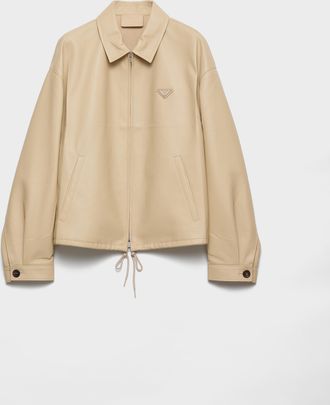 Prada Nappa leather blouson jacket