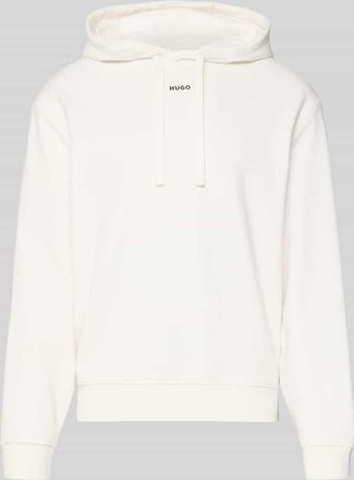 HUGO BOSS Regular Fit Hoodie aus reiner Baumwolle Modell DAPO in Kitt, Gr&ouml;&szlig;e XXL