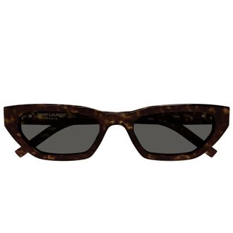Saint Laurent Sunglasses, unisex, Brown, Size: 54 MM Cat-eye Sunglasses SL M126 002