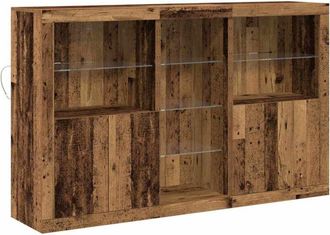 vidaXL Vidaxl - Vitrina Madera Vieja 162 X 37 X 100 Cm Madera Contrachapada