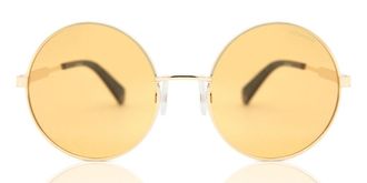 Polaroid PLD 4052/S L7Q/HE Womens Sunglasses Gold Size 55