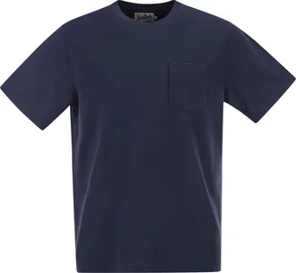 MC2 Saint Barth Stretch Cotton Piqu&eacute; T Shirt With Patch Pocket