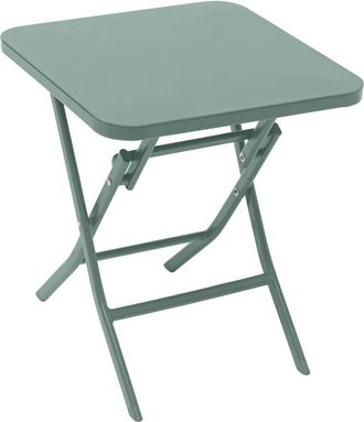 Hesperide Mesa Auxiliar De Jard&iacute;n Cuadrada Greensboro Verde Oliva - 40 X 40 Cm - Hesp&eacute;ride