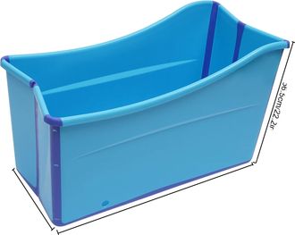 OEM Ba&ntilde;era Port&aacute;til, Materiales Ecol&oacute;gicos, Color Azul