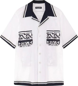 Dolce & Gabbana Heren, Overhemden, Veelkleurig, Maat: XS Katoen