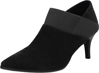 Generic 2026 Bridesmaids Large Size Deep Mouth Career Commuting Kitten Heels Block Leather Comfy Commute Wedding Guest Patent Court Shoes Women Mid Heel Smart