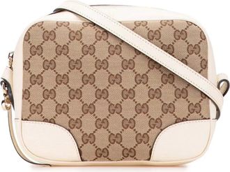 Gucci 2016-2025 GG Canvas Bree crossbody bag - Brown