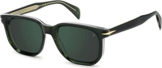 Eyewear by David Beckham Authentieke Stijlvolle Zonnebril- Premium Kwaliteit - Heren - Zonnebrillen - Groen - 52 MM - Accessoires