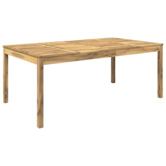 vidaXL Tavolo Da Cena Da Giardino Bianco 196 X 100,5 X 75 Cm Vidaxl