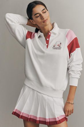 Beach Riot Bennet Collared Terry Pullover