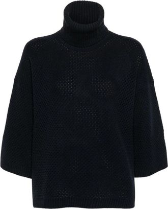 Fabiana Filippi Coltrui - Dames - Coltruien - Blauw - S - Wol - Truien & Vesten