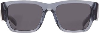 Prada Dark Grey Square Mens Sunglasses PR 10ZSF 17T08Z 55