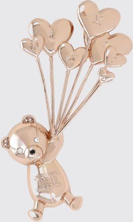 Max Mara Spilla Teddy Scarf in ottone con strass incastonati