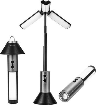 OEM Linterna Telesc&oacute;pica Para Camping, Luz Plegable Para Camping, Iluminaci&oacute;n Para Tiendas De Campa&ntilde;a Con Bater&iacute;a De 3000 Mah, Recargable, Plegable