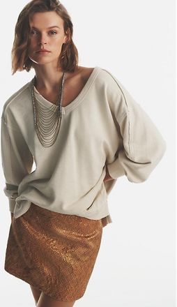 Pilcro Hudson 100% Cotton Oversized Popover Top