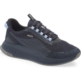 BOSS TTNM EVO Runn Sneaker in Dark Blue at Nordstrom Rack, Size 12Us / 11Uk