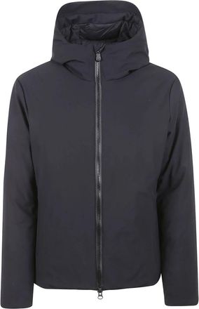 Save The Duck Zware Korte Gladde Duck Jas - Heren - Windbreakers - Zwart - 3XL - Nylon - Fitness