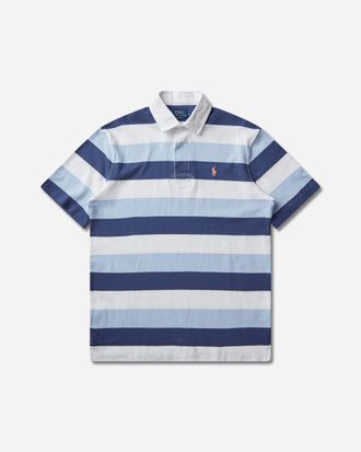 Polo Ralph Lauren Men s Classic Fit Shortsleeve Rugby Shirt Blue