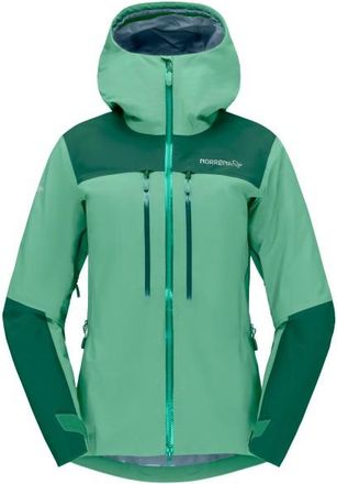 Norrøna Trollveggen GORE-TEX Pro Light Jacket Regenjacke für Damen | türkis