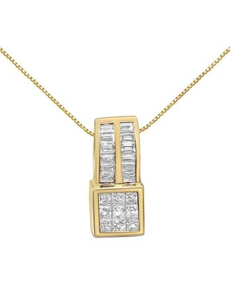 House of Brilliance Haus Of Brilliance 14K 1.22 Ct. Tw. Diamond Pendant Necklace
