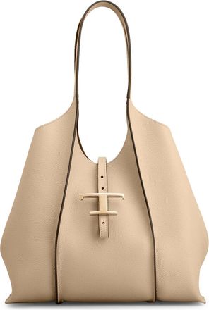Tod's SMALL T TIMELESS LEATHER SHOPPING BAG - Tods - Woman