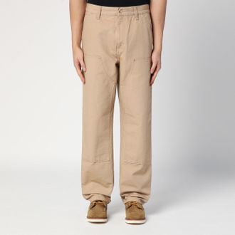 Carhartt Work in Progress Dusty Brown Rinsed Double Knee Pant