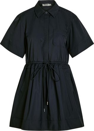 SIMKHAI Dawson Shell Mini Shirt Dress - Dark Blue - S (UK8-10 / S)