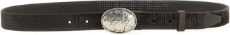 Brunello Cucinelli Brown Logo Buckle Belt