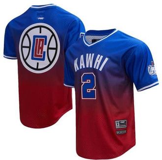 Pro Standard Mens Post Kawhi Leonard Royal/Red LA Clippers Ombre Name & Number T-Shirt at Nordstrom, Size Large